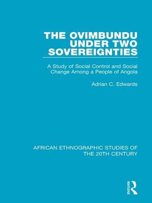 cover image of The Ovimbundu Under Two Sovereignties